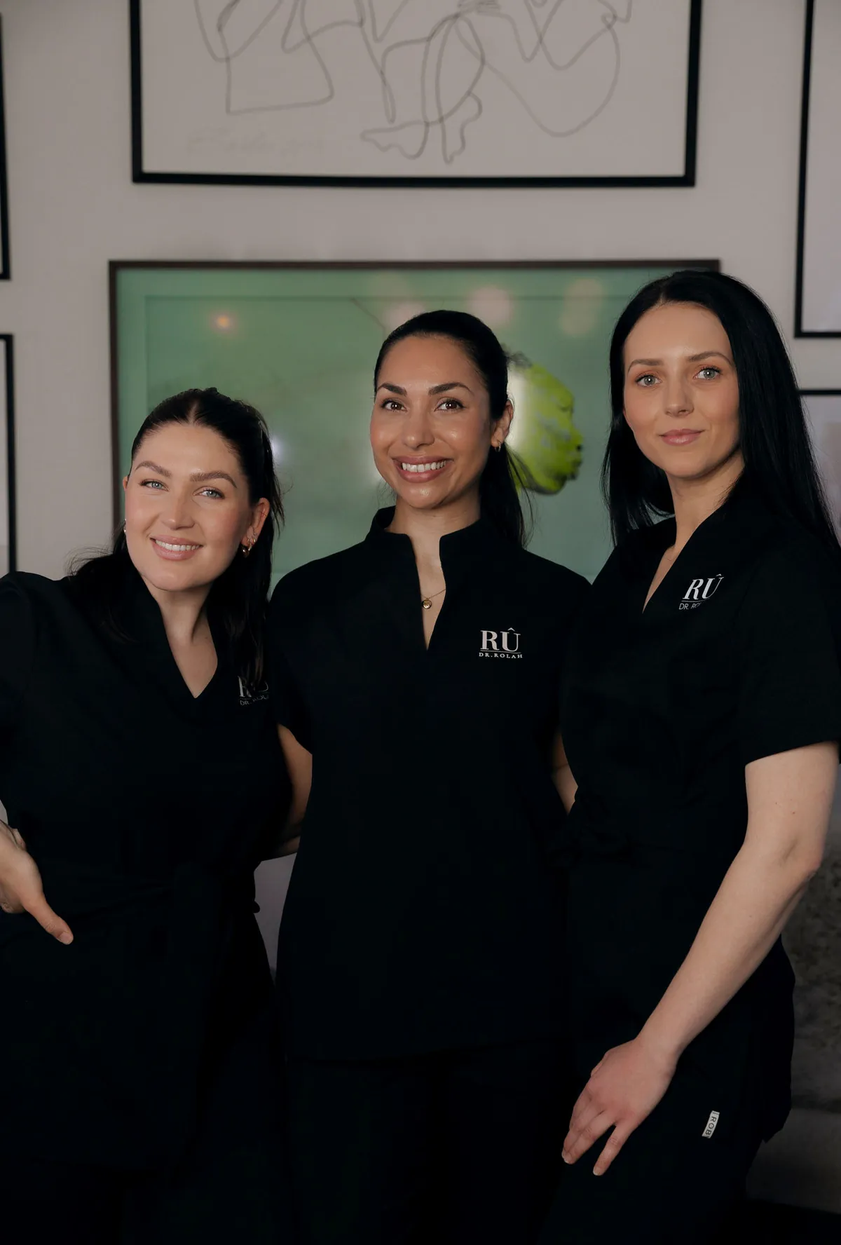 Team RÛ samlet i klinikken
